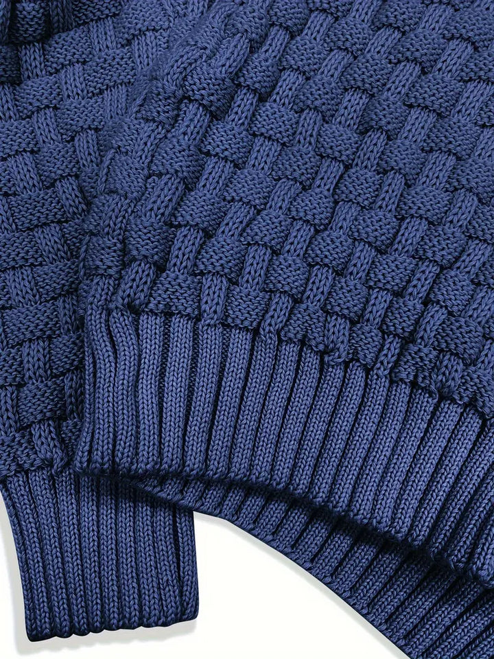 Knitted Sweater with Buttoned Collar || CLEARANCE SALE