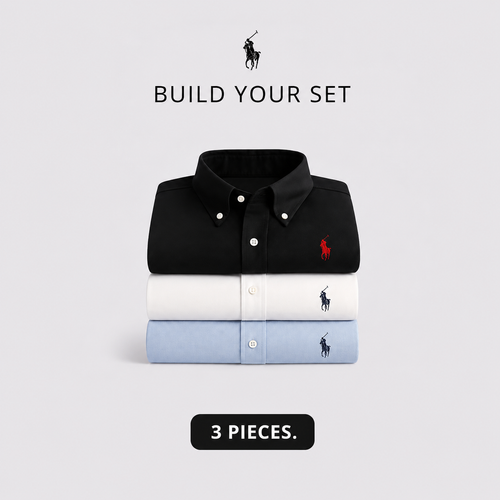 3-Piece Premium Dress Shirt Set