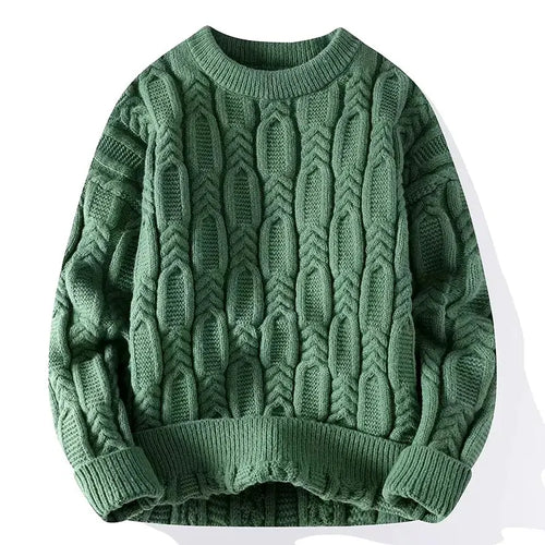 Pull en maille torsadée OLIVER