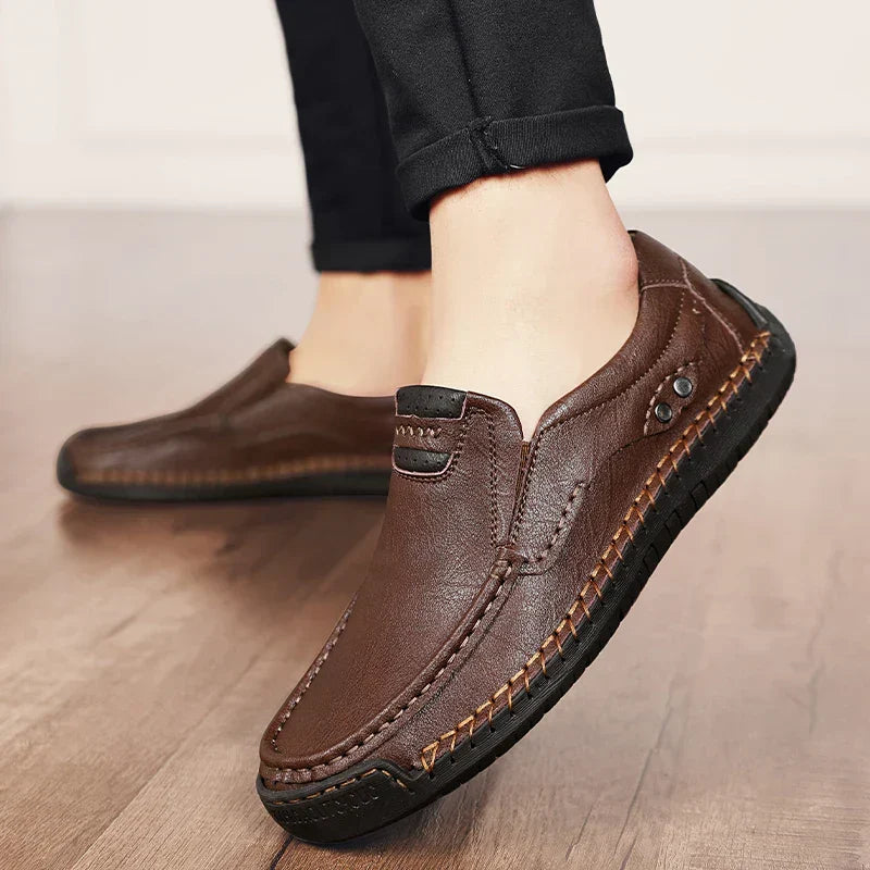 Romano Genuine Leather Slip-On Shoe