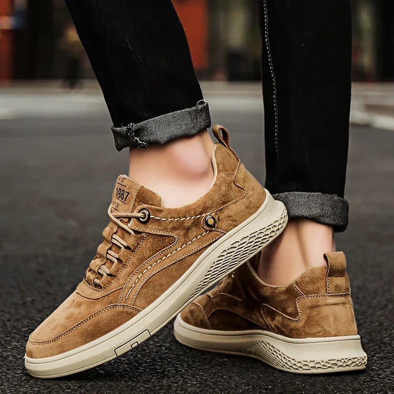 Valentio Genuine Suede Leather Sneaker