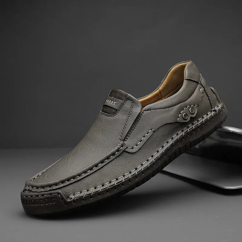 Romano Genuine Leather Slip-On Shoe
