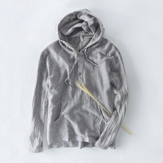 CASA LINEN HOODIE
