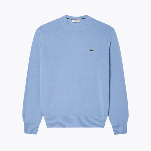 L.C Carded Wool Crew Neck Sweater