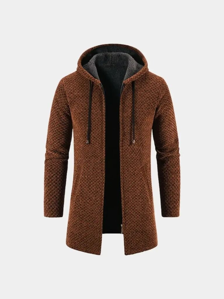 Lugano Knitted Hooded Winter Coat - Cross and Crown