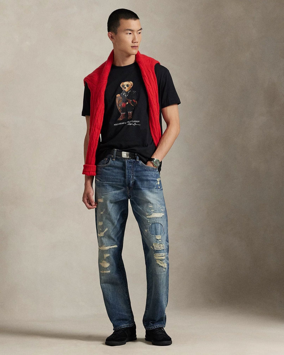 R.L Polo Bear Jersey T-Shirt Classic Fit